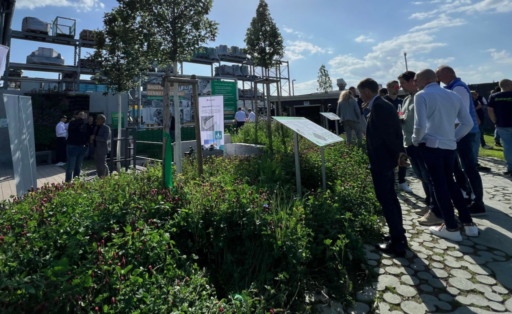 Der neue Regenwasserpark in Rastatt bei ZG Raiffeisen Baustoffe