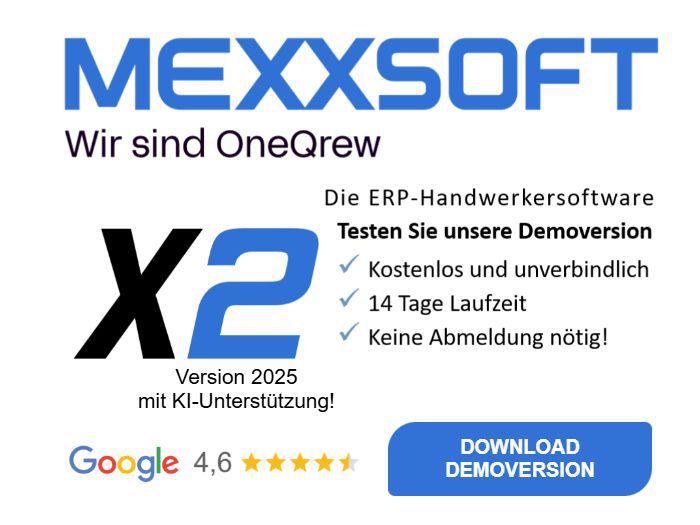 mexXsoft X2 - Die ERP-Bürosoftware für das Handwerk